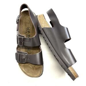 Birkenstock Betula Milano Women’s 10 Or 41 Brown Beach Classic Strappy Sandals